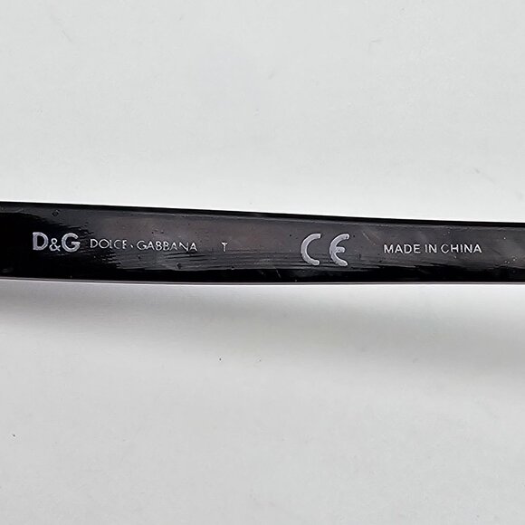 *SOLD* Dolce & Gabbana D&G5048 281 Black Grey Marble Eyeglasses Frame - Picture 8 of 12